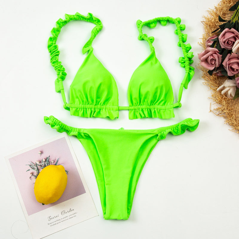 RPLIFE Mallow, Swimsuit Bikini Set Triangle Swimsuit, Swim Suits for Women,  Avocado Green, X-Small : : Clothing, Shoes & Accessories