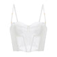 Carly Lace Embroidery Bustier and Cheeky