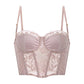 Carly Lace Embroidery Bustier and Cheeky